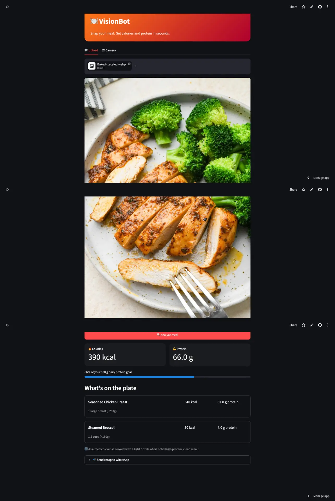 VisionBot — project screenshot
